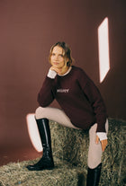 Classic Logo Knit Sweater - Burgundy (Pre-order)