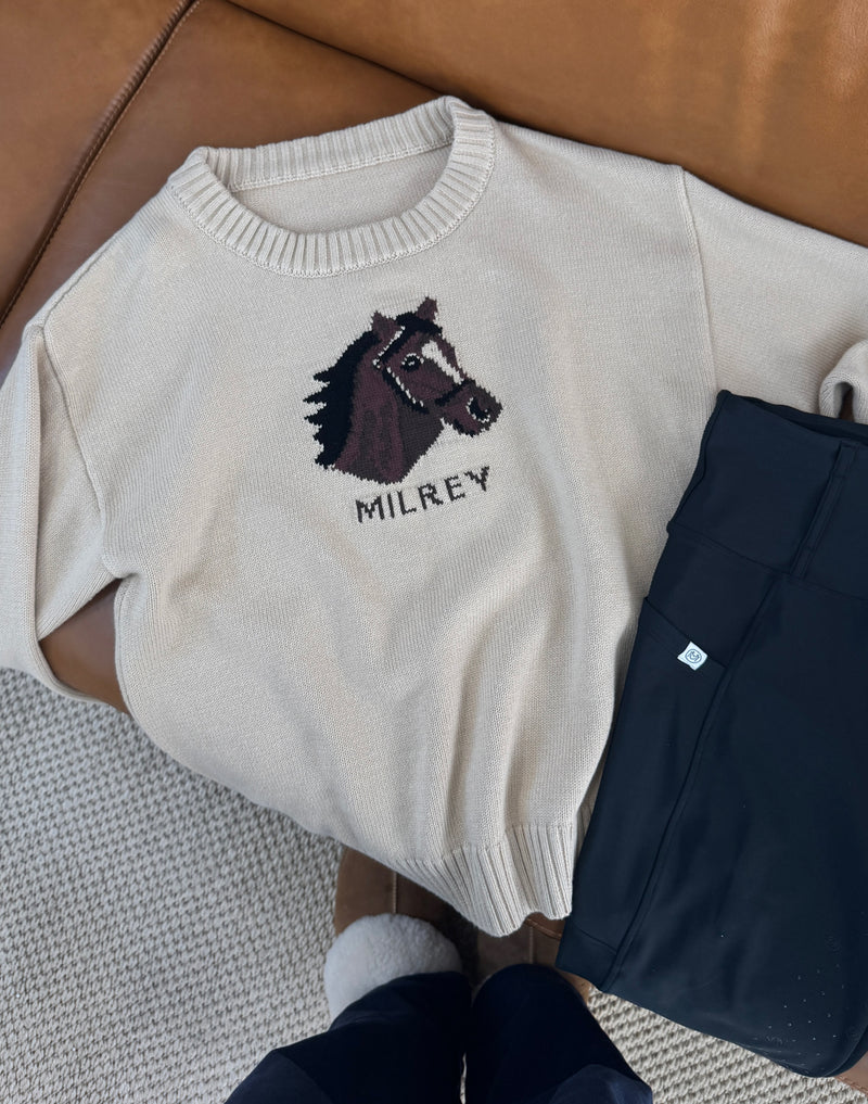 Horse Head Sweater - Andy (Pre-order & save)