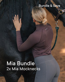 Mia Mockneck Top Bundle (2 Pack)