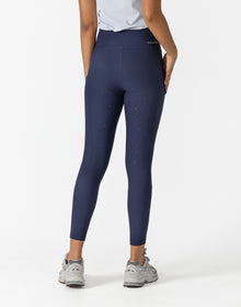 Ribbed Riding Leggings - Navy