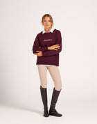 Classic Logo Knit Sweater - Burgundy (Pre-order)