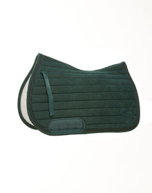 Night Green Corduroy Saddle Pad - Show Jumping / AP