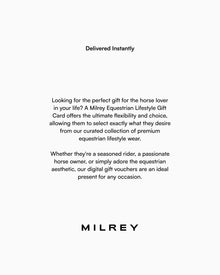 Milrey Equestrian Gift Card (Delivered Instantly)