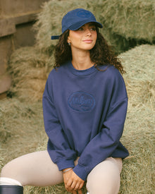 Rope Embroidery Milrey Sweatshirt - Navy (Coming Soon)