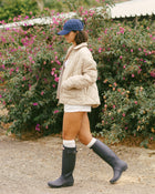 Quilted Cotton Equestrian Jacket - Cream (Coming Soon)
