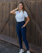 Short Sleeve Polo Shirt - Pale Blue