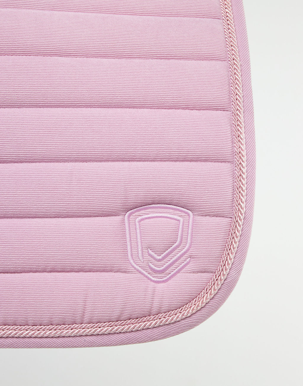 [DISC.] Rubie Pink Corduroy Saddle Pad - Dressage