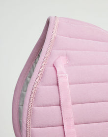 [DISC.] Rubie Pink Corduroy Saddle Pad - Show Jumping / AP