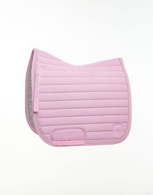 [DISC.] Rubie Pink Corduroy Saddle Pad - Dressage