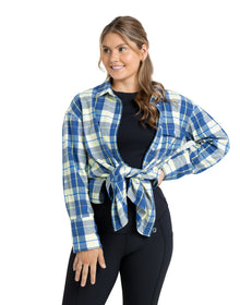 The Tartan Flannel - Cobalt